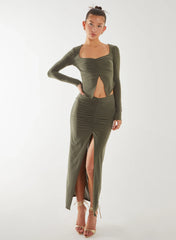 Slinky Ruched Butterfly Top