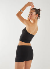 Buckle Detail Bandeau Top