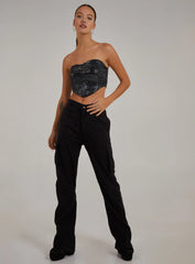 Sequin Corset Top