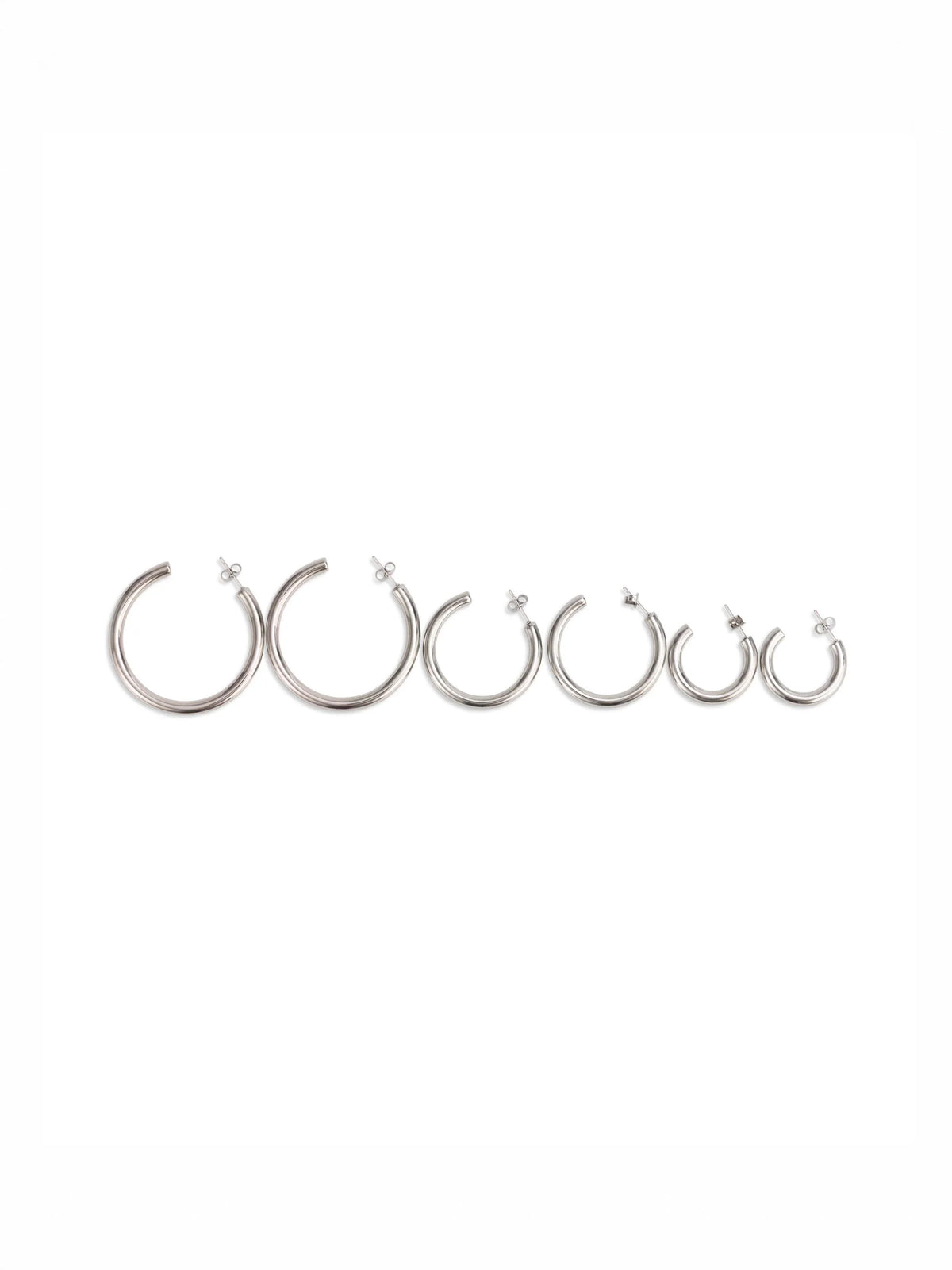 LIOR 3 PAIR EARRING SET SILVER
