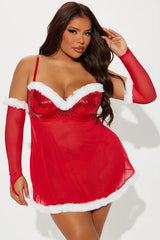 Santa's Baby Sequin Babydoll