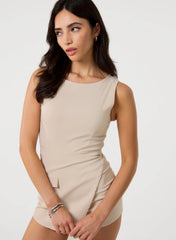 Utility Playsuit With Pockets