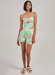 Daisy Print Cami Top