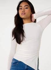 Long Sleeve Asymmetric Top