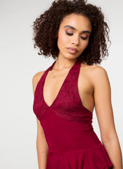 Lace Ruffle Playsuit