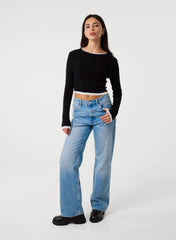 Contrast Knitted Jumper