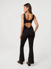Ruched Bum Openback Unitard