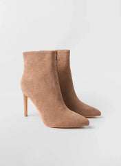 Suedette Heeled Boots