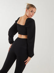 Bubble Long Sleeve Top