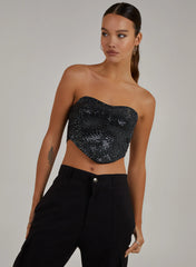 Sequin Corset Top