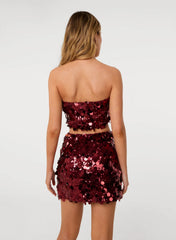 Disc Sequin Cami Top