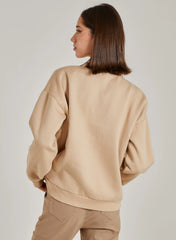 Paris Slogan Oversized Sweatshirt