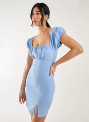 Tie Back Mini Dress