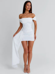 ALORA MINI DRESS WHITE