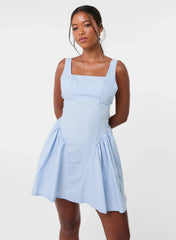 Bow Back Mini Dress