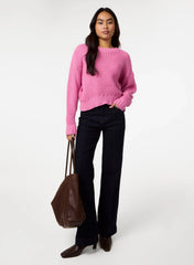 Waffle Knit Crop Jumper