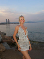 URSA MINI DRESS SILVER