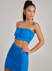Ruched Slinky Cami Top