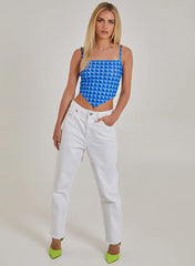 Geometric Print Cami Top