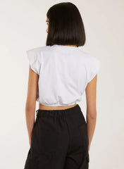 Glitter Heart Crop Top