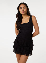 Lace Square Neck Dress