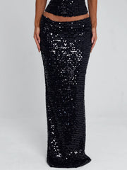 NUI MAXI SKIRT BLACK
