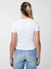 Diamante Strawberry Bow Tee