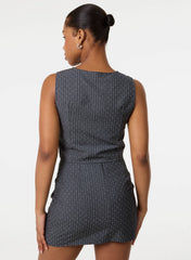 Diamante Pinstripe Waistcoat