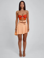 ARIELLA MINI DRESS ORANGE