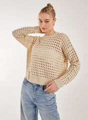 Crochet Knitted Sweatshirt