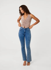 Knot Front Halter Top