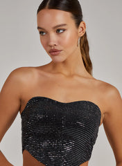 Sequin Corset Top