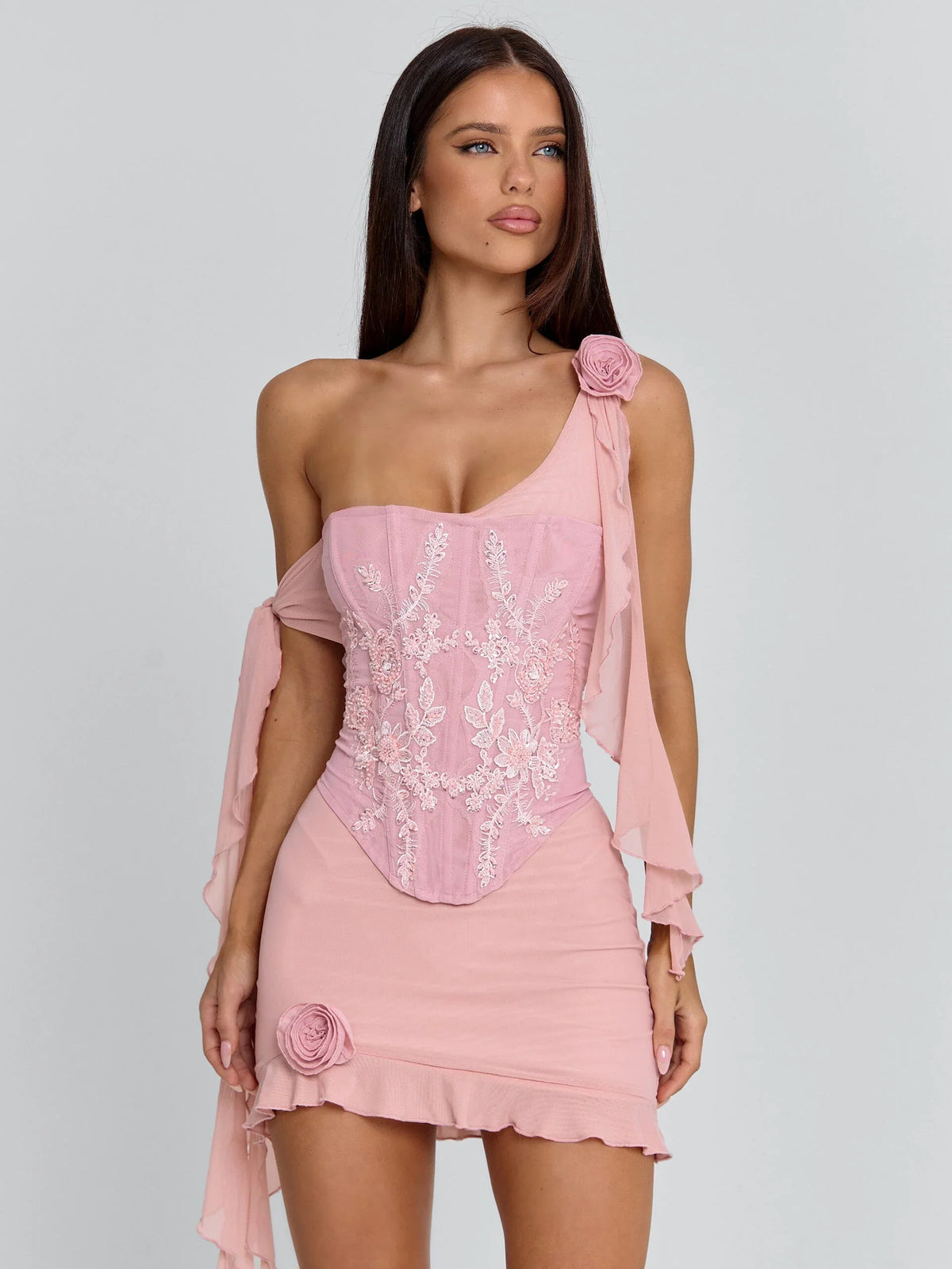 LORETO MINI DRESS PINK