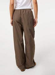 Pocket Detail Wide Leg Cargo Trousers