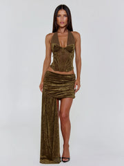 TRYIAL MINI SKIRT OLIVE