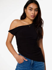 Asymmetric Butterfly Hem Top