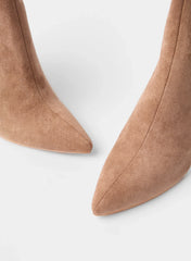 Suedette Heeled Boots