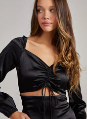 Tie Front Bodycon Dress