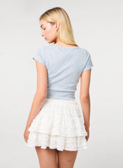 Ditsy Print T-Shirt