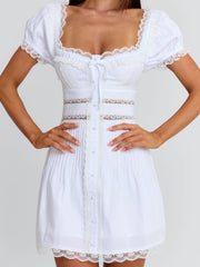 NADIENE MINI DRESS WHITE