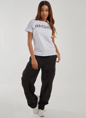 Leopard Hotfix Amore T-Shirt