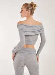 Off the Shoulder Lounge Top