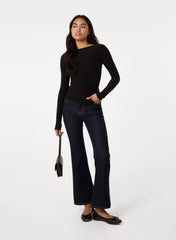 Long Sleeve Asymmetric Top