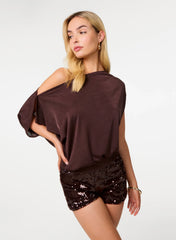 Off Shoulder Slinky Band Top