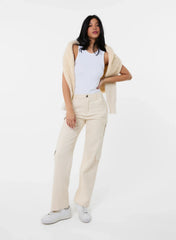 Straight Leg Multi Pockets Cargo Trousers