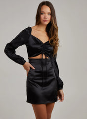 Tie Front Bodycon Dress
