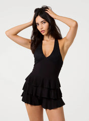Lace Ruffle Playsuit