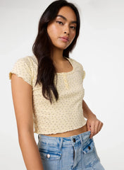 Ditsy Print T-Shirt