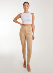 Slim Fit Seam Detail Trousers