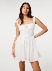 Broderie Skater Dress